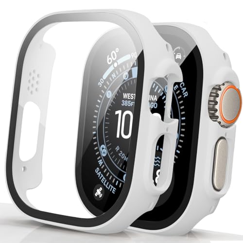Coque Apple Watch Ultra 3/2/1 49mm bris d'écran résolu par verre trempé
