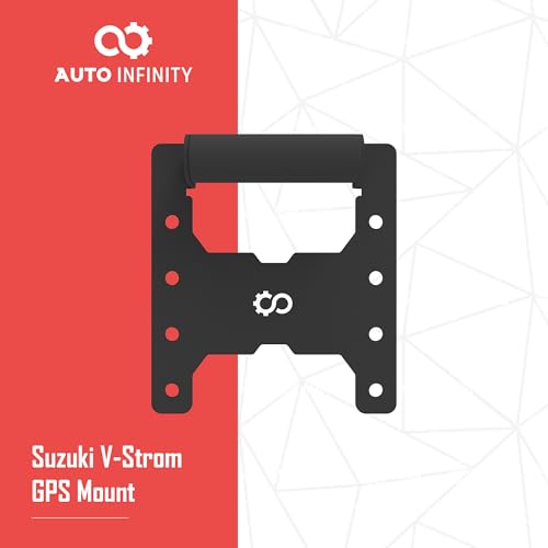 Image of Auto Infinity GPS Mount is Compatible with Suzuki Vstrom 250 (Black, Pack of 1)