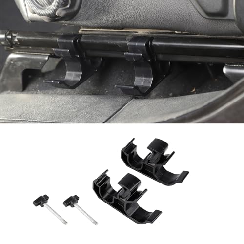 JUNLELI Seat Flashlight Holder Mount Bracket for Jeep Wrangler JL Gladiator JT 2018 2019 2020 2021 2022 2023 Car Interior Accessories Black