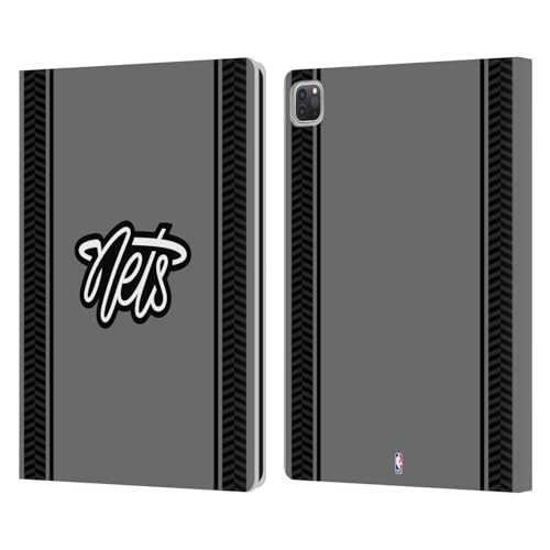 Housse iPad Pro 12.9 Brooklyn Nets pour regarder la NBA au salon en gris