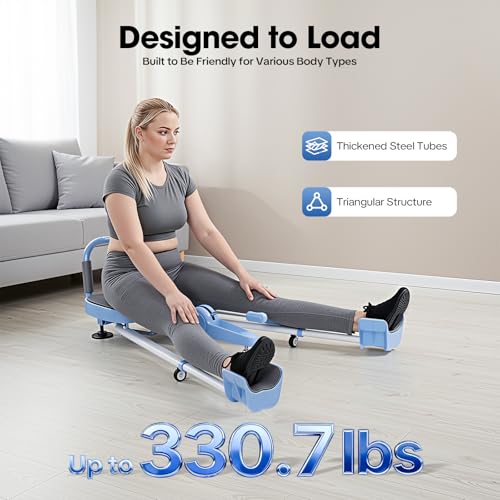 Ejercitador para piernas Gbonklong con ruedas azules miniatura 4