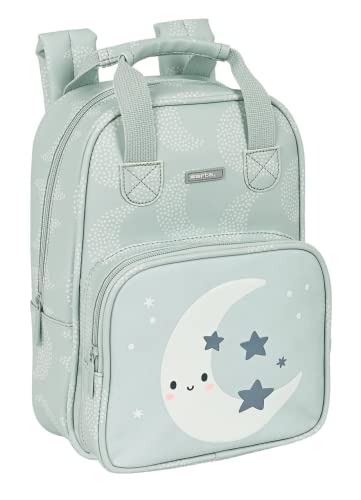 Mochila infantil con asas Safta Luna multicolor para guardería 4
