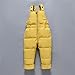 JELEUON Little Boys Kids Winter Puffer Snow Bib Kid Coat Jacket and Snow Pants Ski Snowsuit Set Winter Clothes 90