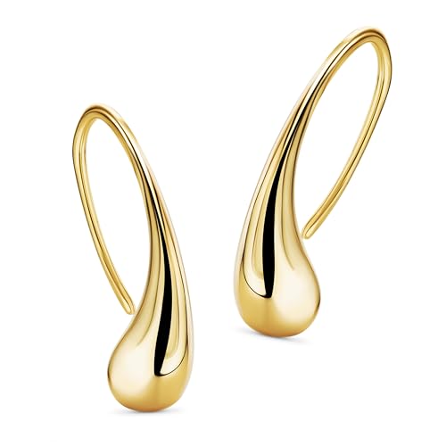 Miore-18KT-chapado-en-oro-amarillo-de-plata-esterlina-Pendientes-de-la-gota-de-las-mujeres-Pendientes-colgantes-de-moda