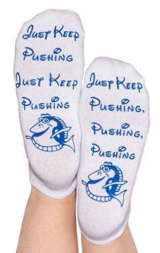 Image of DonnaElite Labor & Delivery Inspirational Non Skid Push Maternity Socks