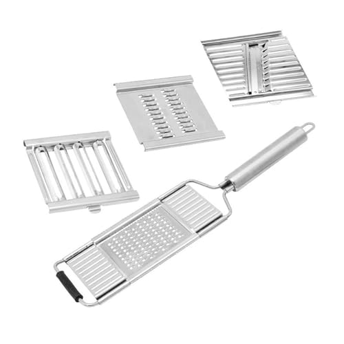 Rallador de acero inoxidable 3 en 1 con mango largo miniatura 1