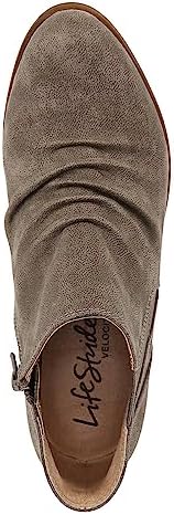 LifeStride Womens Aurora Block Heel Ankle Booties Ash 6 M | Image 6