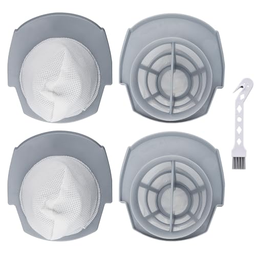 Leadaybetter 2610 2611 Filter Replacement for Bissell 3-in-1 Turbo Lightweight Corded Stick Vacuum Series, Compare to Part # 1620624 (4 Filters)