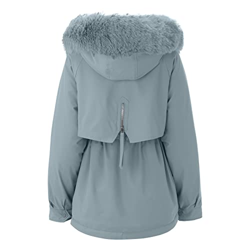 image for Szshaoye Quilted Jackets for Women Uk Women's Plus Size Thickened Down