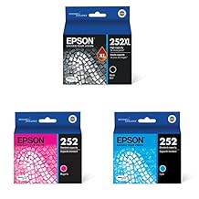Epson T252 DURABrite Ultra T252 DURABrite Ultra Ink Standard Capacity Magenta Cartridge T252320-S for Select Workforce Printers T252 DURABrite Ultra Ink Standard Capacity