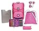 DER DIE DAS leichter Schulranzen, ErgoFlex Easy Pretty Unicorn Set 5-teilig, ca. 20,5 l Volumen, ca. 950 g Gewicht