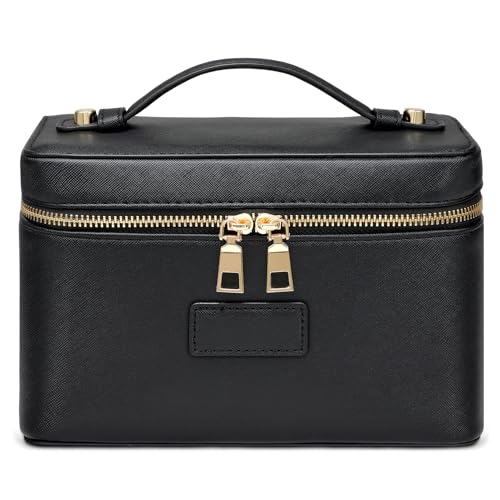 Tawd Makeup Bag Vanity Case with Removable Organizer Divider Waterproof