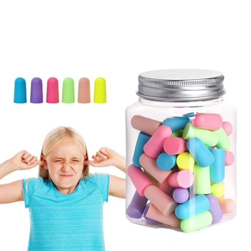 Tapones para los oídos,Tapones para los oídos reutilizables para reducir el ruido | 24 tapones para para dormir, rebote lento para dormir, viajes, conciertos, estudiar, trabajo con ruido fu