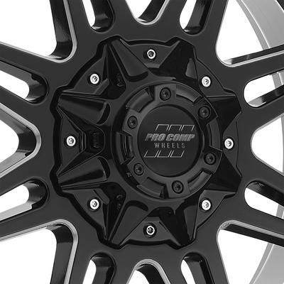 Amazon | Pro Comp Wheels Blockade ブラックホイール 光沢仕上げ