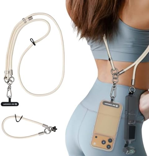 K&F CONCEPT 2-in-1 Phone Lanyard Crossbody with 1/4" Screw, Adjus...