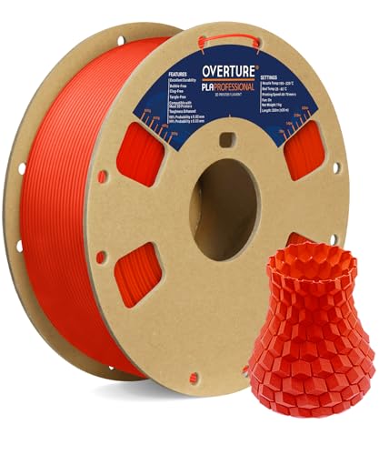 OVERTURE PLA Plus (PLA+) Filament 1.75mm PLA Professional Toughness Enhanced PLA Roll,...