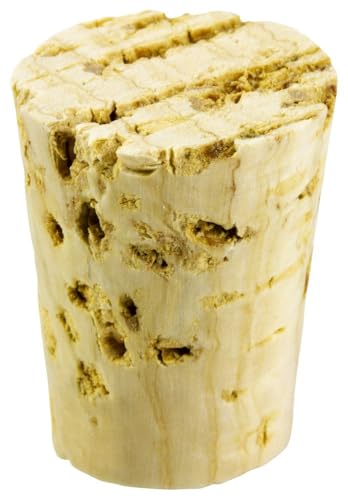 Image of Caplugs RCK9 RCK-SH Series - Masking Regular Cork Plug, for Painting, Plating, Anodizing and Blasting Processes, to Plug Min 0.796 inch Max 0.937 inch Height 1.125 inch, Natural, Pack of 100 (SH-51066)
