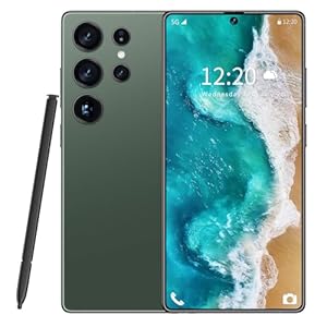 I25 Ultra 5G Unlocked Smartphone,12GB+512GB Fully Cell Phone for Android 14, 6.99″ Unlocked Cell Phone, 7000mAh, 68MP+108MP Dual Camera/Dual SIM/Fingerprint Lock/Face (Green)