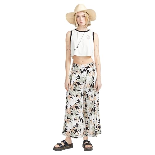 Volcom Waverly Women Cropped Wide Leg Beach Pant