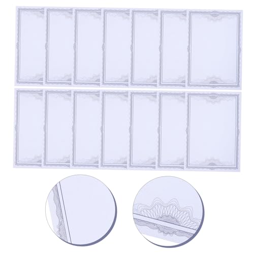 Papier diplôme bleu 50 feuilles au format A4 horizontal ou vertical - 5