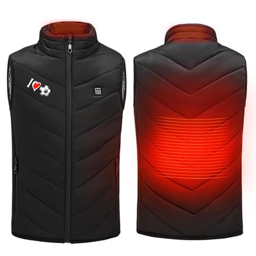 Heated Vest for Boys Girls - Smart USB Heated Gilet Kids Body Warmer 3 Temperature Levels Heated Waistcoat Windproof3