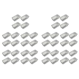 Booso 40 StüCk Rechteckige Brotbackformen