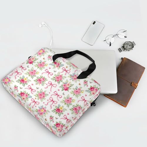 Funda para Laptop 15.6" con Asa y Correa Blanca miniatura 7