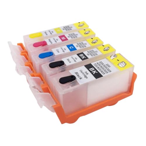 Cartuchos PGI-525 y CLI-526 recargables con chip ARC para impresoras Canon Pixma