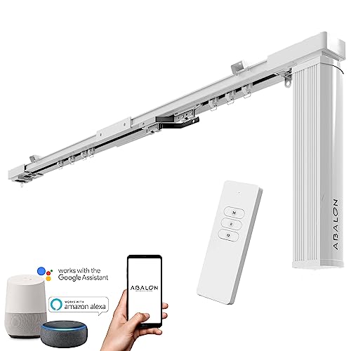 ABALON Elektrische Gardinenschiene, WLAN-Motor, kompatibel mit Alexa,...