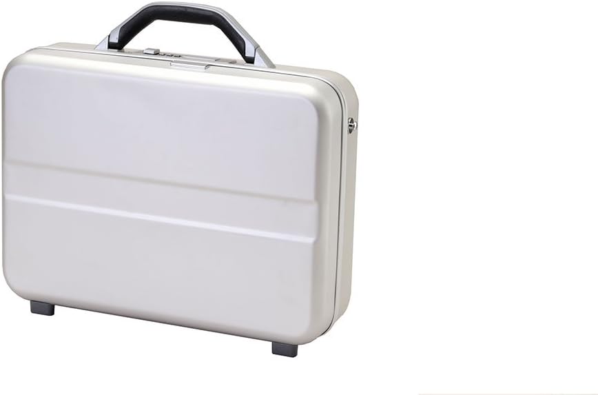 T.Z. Case Molded Anodized Laptop Aluminum Briefcase, Attache Case in Silver
