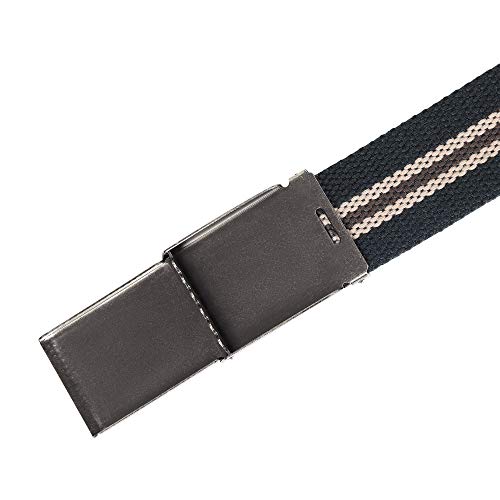Image of Mile High Life Canvas Web Belt | Cut to Fit Up to 52 inch | Flip-Top Matte Silver Nickel Buckle 12 Colors
