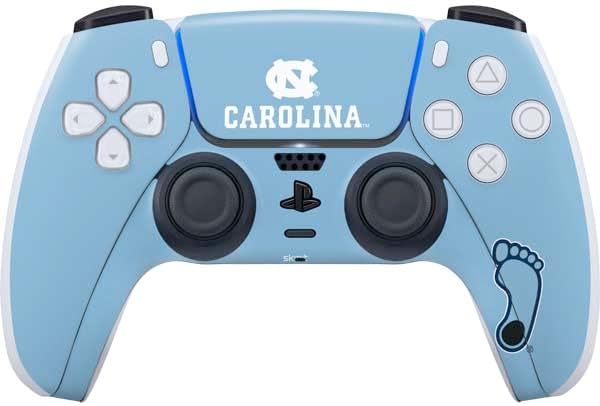 Skinit Decal Gaming Skin Compatible with PS5 Controller - Officially Licensed University of North Carolina UNC Tar Heels Design