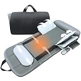 Stretching Massager with Heat, Stretching Mat for Full Body, Ease Back & Neck & HIPS Pain with 3 Intensity Levels 7 Exceptional Programs, 2 Levels of Heat Function, Foldable & Portable Design