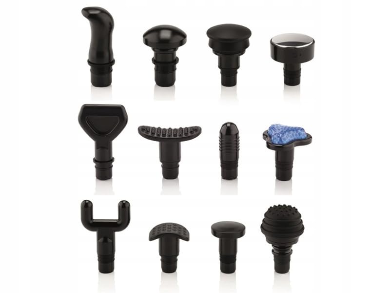 Conjunto Enduro Zen de cabezales intercambiables para pistola de masaje Medivon – Permite adaptar el masaje a tus necesidades