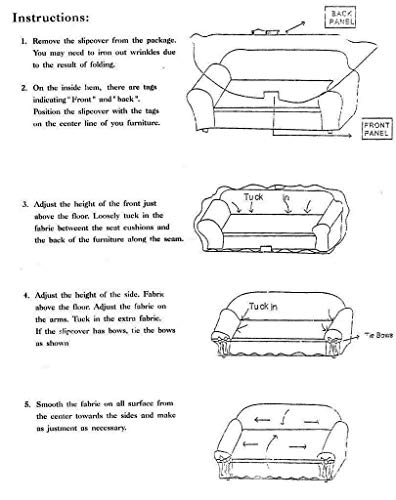 Fancy Collection 2pc Set Slipcover Set Furniture Cover Spandex Set Includes Sofa and Love-Seat Covers Solid Coffee New - Thumbnail 3