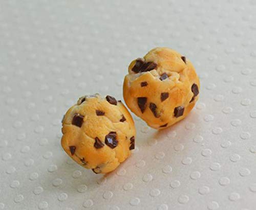 HandmadeChocolate Chip Cookie Stud Earrings
