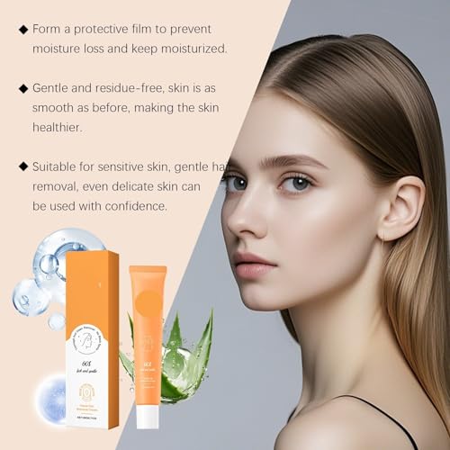 Crème dépilatoire douce visage peaux sensibles aloe vera - Épilation hydratante 3PCS