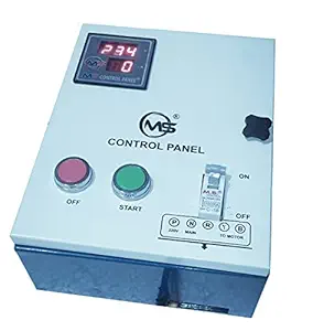 M S Control 2 HP Digital Control Panel Submersible For Water Pump With Overload Protection and Auto cut (2 HP)