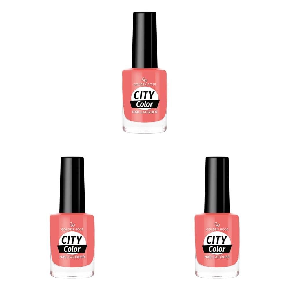 Golden Rose City Color Nail Lacquer No:114 - Oje 3lü paket