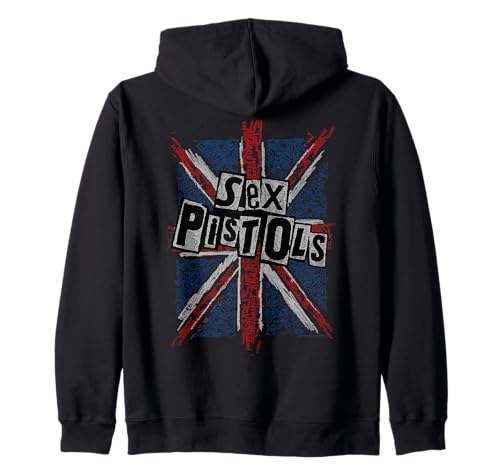 Sex Pistols Anarchy Flag Rock Music Band Zip Hoodie