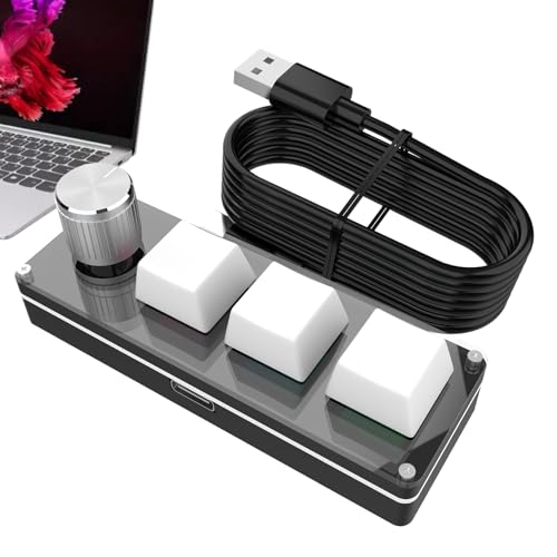 Genérico Macro Control Keypad, Programmable Knob Board, Silent