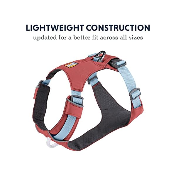 RUFFWEAR, Hi & Light, Everyday Lightweight Dog Harness, Trail Running, Walking, Hiking, All-Day Wear, Salmon Pink, XXX-Small RUFFWEAR, Hi & Light, Everyday Lightweight Dog Harness, Trail Running, Walking, Hiking, All-Day Wear, Salmon Pink, XXX-Small
