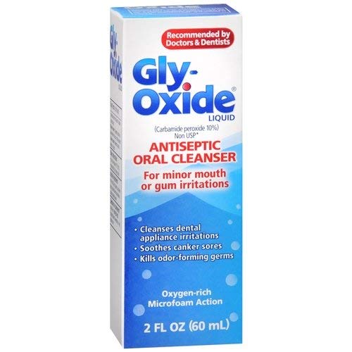 Gly-Oxide Liquid Antiseptic Oral Cleanser 2 fl oz (Pack of 2)