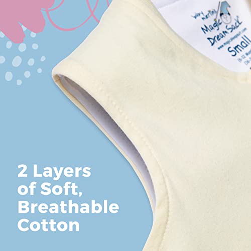 Baby Merlin's Magic Dream Sleep Sack - 100% Cotton Baby Wearable Blanket Sleep Suit - Magic Merlin Sleepsuit - Baby Sleep Suit - Baby Sleep Sack 6-12 Months - Baby Merlin Sleepsuit 6-12 Months (Blue) #TOP3