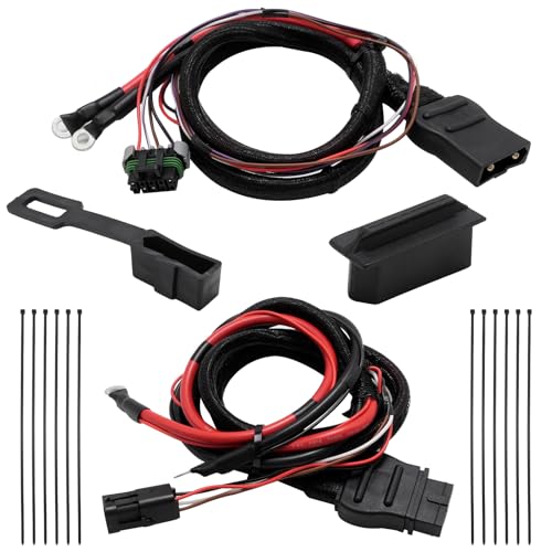 Câble de batterie 4 broches 42014 pour déneigeuse Western SnowEx Blizzard Fisher
