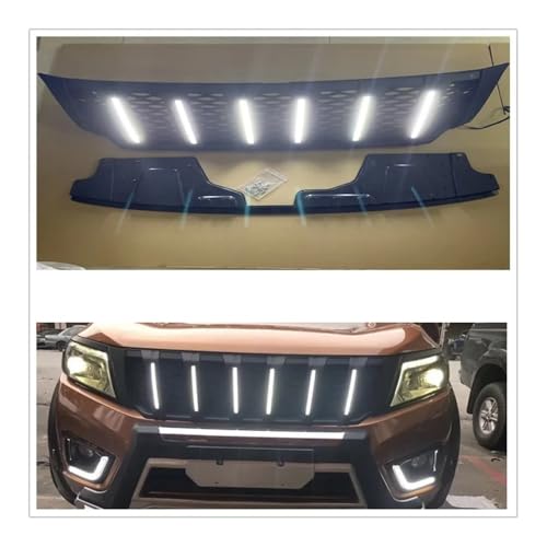 Calandre voiture pour NP300 2015-2019 grille avant ABS noir - 2