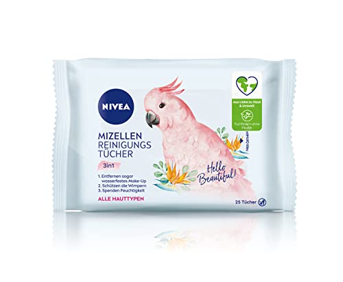 NIVEA VIS.REF.CLEAN.WIPES - 1 paquete de 25 toallitas