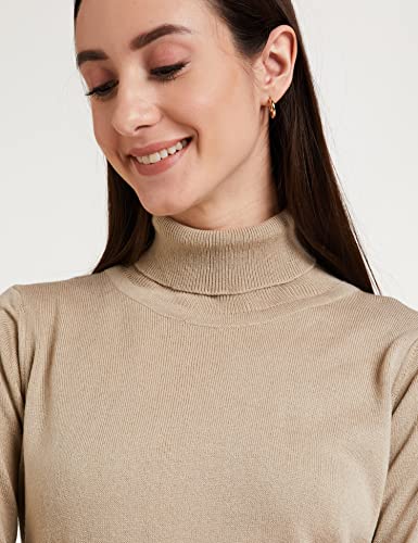 Image of Amazon Brand - Symbol Women's Acrylic Casual High Neck Pullover Sweater