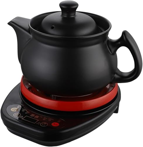 Ceramiczny czajnik elektryczny 5 l, automatyczny czajnik ziołowy, ukryty element grzewczy, podstawa 360°, łatwy w czyszczeniu filtr, dzbanek do herbaty chińskiej