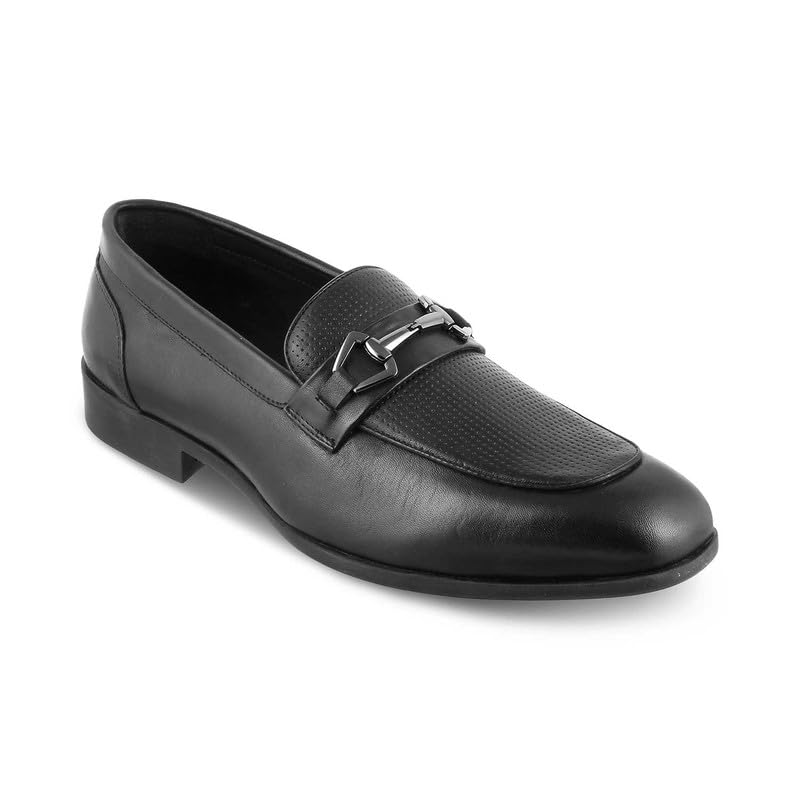 tresmode Montli Mens Black Leather Loafers - Italian Elegance for The Modern Gentleman || Size (EU-42/UK-8) (B0CJFZR5FF) Amazon Price History, Amazon Price Tracker